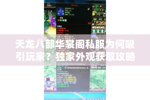 天龙八部华裳阁私服为何吸引玩家？独家外观获取攻略解析