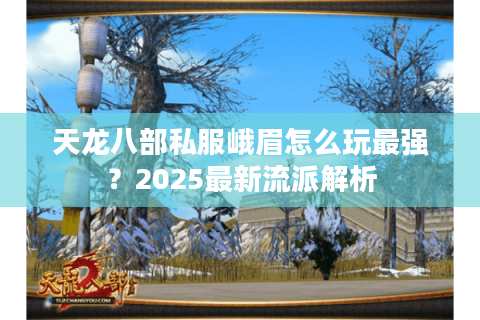 天龙八部私服峨眉怎么玩最强？2025最新流派解析