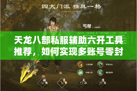 天龙八部私服辅助六开工具推荐，如何实现多账号零封号？