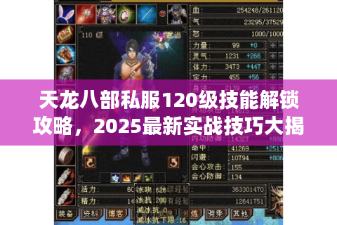 天龙八部私服120级技能解锁攻略，2025最新实战技巧大揭秘
