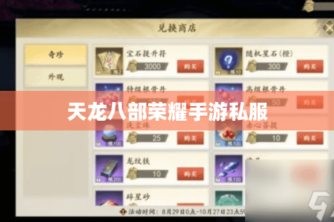 天龙八部荣耀手游私服