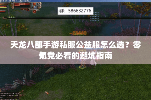 天龙八部手游私服公益服怎么选？零氪党必看的避坑指南