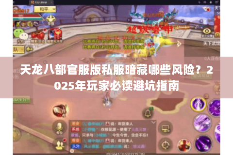 天龙八部官服版私服暗藏哪些风险？2025年玩家必读避坑指南