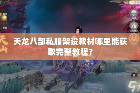 天龙八部私服架设教材哪里能获取完整教程？
