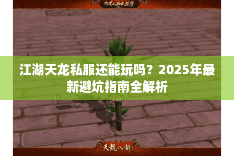 江湖天龙私服还能玩吗？2025年最新避坑指南全解析