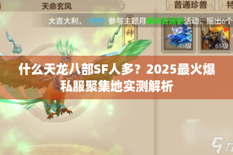 什么天龙八部SF人多?2025最火爆私服聚集地实测解析 什么天龙八部SF人多?2025最火爆私服聚集地实测解析