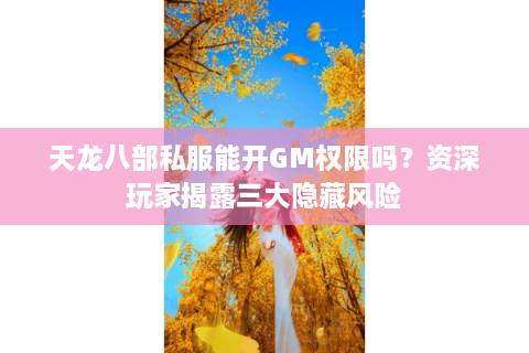 天龙八部私服能开GM权限吗?资深玩家揭露三大隐藏风险 天龙八部私服能开GM权限吗?资深玩家揭露三大隐藏风险