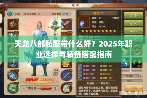 天龙八部私服带什么好?2025年职业选择与装备搭配指南 天龙八部私服带什么好?2025年职业选择与装备搭配指南