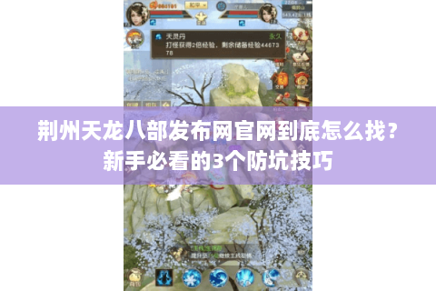 荆州天龙八部发布网官网到底怎么找？新手必看的3个防坑技巧