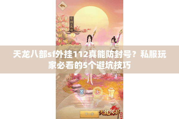 天龙八部sf外挂112真能防封号？私服玩家必看的5个避坑技巧