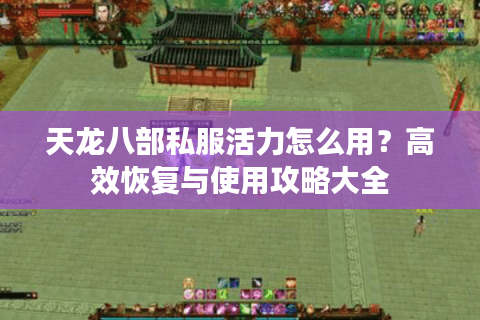 天龙八部私服活力怎么用？高效恢复与使用攻略大全