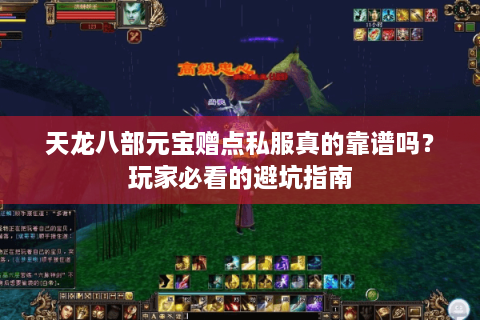 天龙八部元宝赠点私服真的靠谱吗？玩家必看的避坑指南