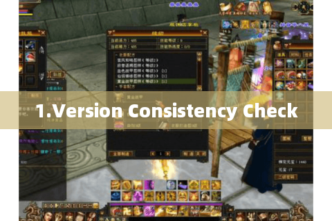 1.Version Consistency Check