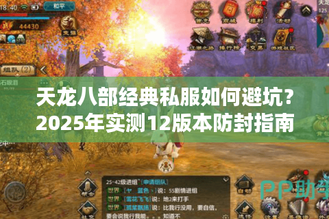 天龙八部经典私服如何避坑？2025年实测12版本防封指南