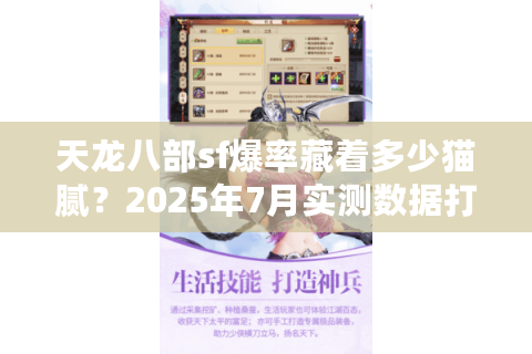 天龙八部sf爆率藏着多少猫腻？2025年7月实测数据打破认知