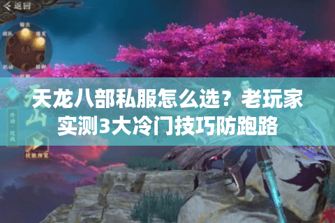 天龙八部私服怎么选？老玩家实测3大冷门技巧防跑路