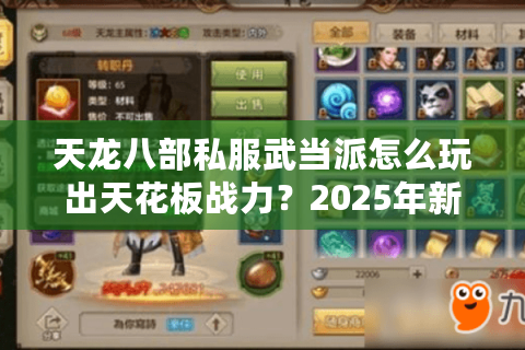 天龙八部私服武当派怎么玩出天花板战力?2025年新版本养成秘籍 天龙八部私服武当派怎么玩出天花板战力?2025年新版本养成秘籍