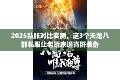 2025私服对比实测，这3个天龙八部私服让老玩家通宵肝装备
