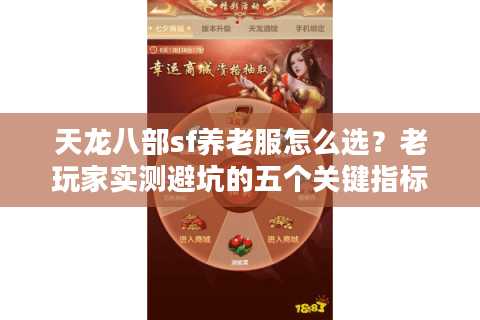 天龙八部sf养老服怎么选？老玩家实测避坑的五个关键指标