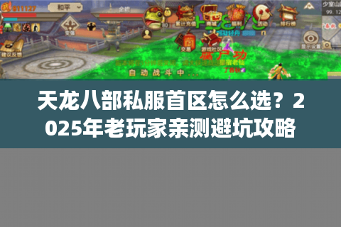 天龙八部私服首区怎么选？2025年老玩家亲测避坑攻略