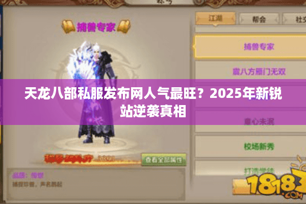 天龙八部私服发布网人气最旺？2025年新锐站逆袭真相