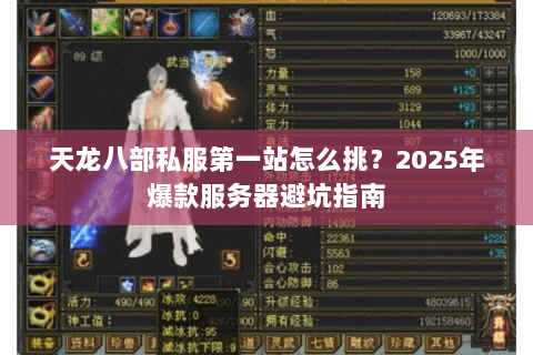 天龙八部私服第一站怎么挑？2025年爆款服务器避坑指南