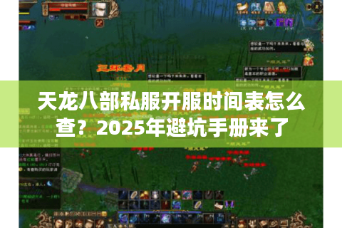 天龙八部私服开服时间表怎么查？2025年避坑手册来了