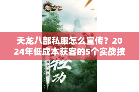 天龙八部私服怎么宣传？2024年低成本获客的5个实战技巧