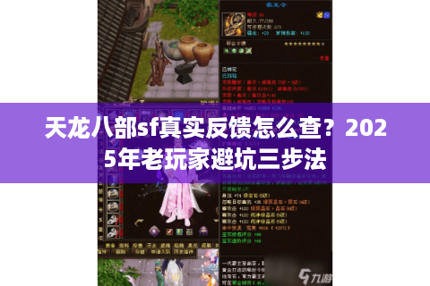 天龙八部sf真实反馈怎么查？2025年老玩家避坑三步法