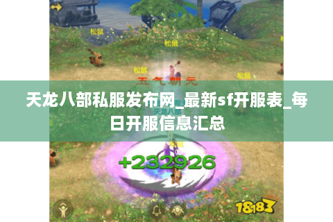 天龙八部私服发布网_最新sf开服表_每日开服信息汇总