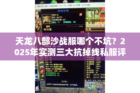 天龙八部沙战服哪个不坑？2025年实测三大抗掉线私服评测