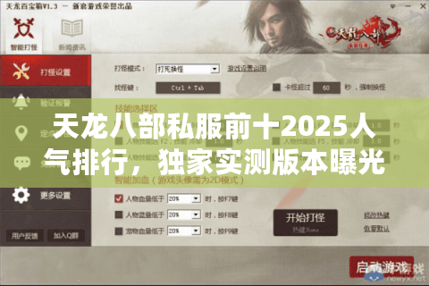 天龙八部私服前十2025人气排行，独家实测版本曝光