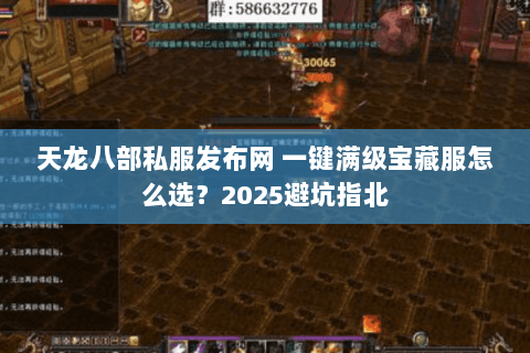 天龙八部私服发布网 一键满级宝藏服怎么选？2025避坑指北