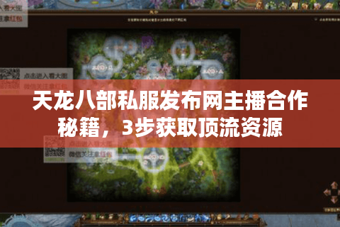 天龙八部私服发布网主播合作秘籍，3步获取顶流资源