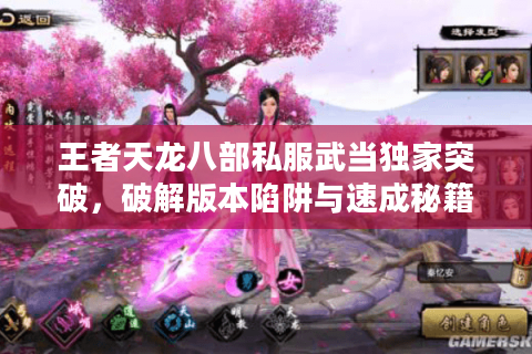 王者天龙八部私服武当独家突破，破解版本陷阱与速成秘籍