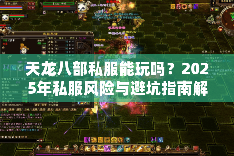 天龙八部私服能玩吗？2025年私服风险与避坑指南解析