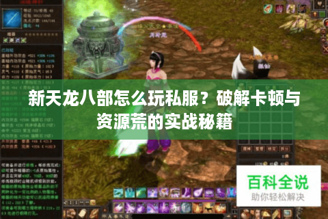 新天龙八部怎么玩私服？破解卡顿与资源荒的实战秘籍