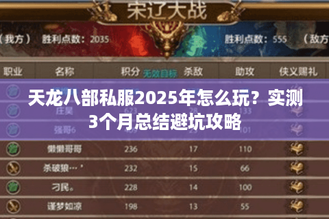 天龙八部私服2025年怎么玩？实测3个月总结避坑攻略