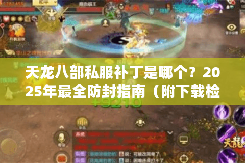 天龙八部私服补丁是哪个？2025年最全防封指南（附下载检测工具）