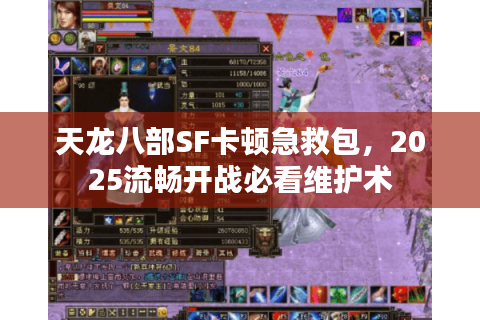 天龙八部SF卡顿急救包，2025流畅开战必看维护术