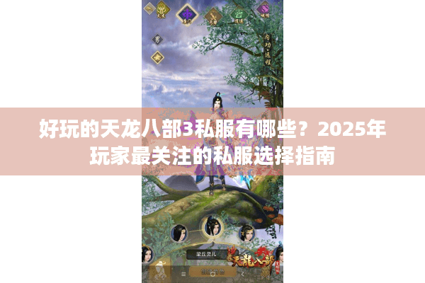 好玩的天龙八部3私服有哪些？2025年玩家最关注的私服选择指南