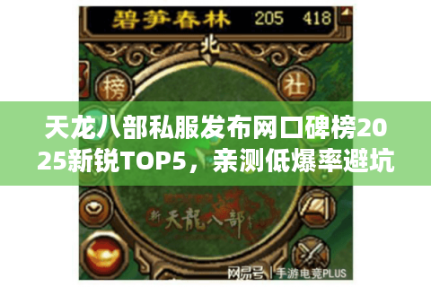 天龙八部私服发布网口碑榜2025新锐TOP5，亲测低爆率避坑指南