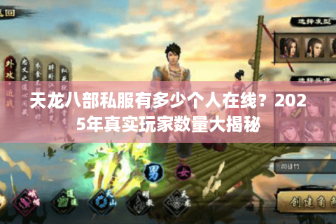 天龙八部私服有多少个人在线？2025年真实玩家数量大揭秘