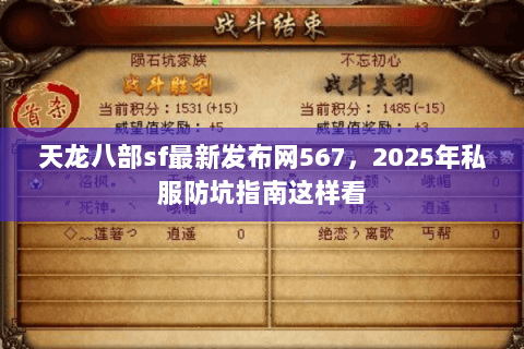 天龙八部sf最新发布网567，2025年私服防坑指南这样看