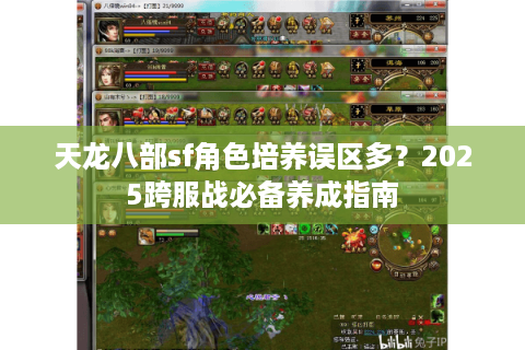 天龙八部sf角色培养误区多？2025跨服战必备养成指南