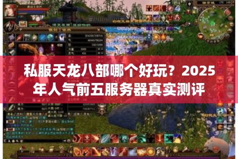 私服天龙八部哪个好玩？2025年人气前五服务器真实测评