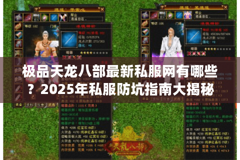 极品天龙八部最新私服网有哪些？2025年私服防坑指南大揭秘