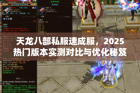 天龙八部私服速成服,2025热门版本实测对比与优化秘笈 天龙八部私服速成服,2025热门版本实测对比与优化秘笈