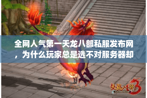 全网人气第一天龙八部私服发布网，为什么玩家总是选不对服务器却上瘾难戒？