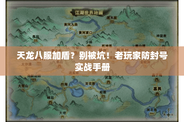 天龙八服加盾？别被坑！老玩家防封号实战手册